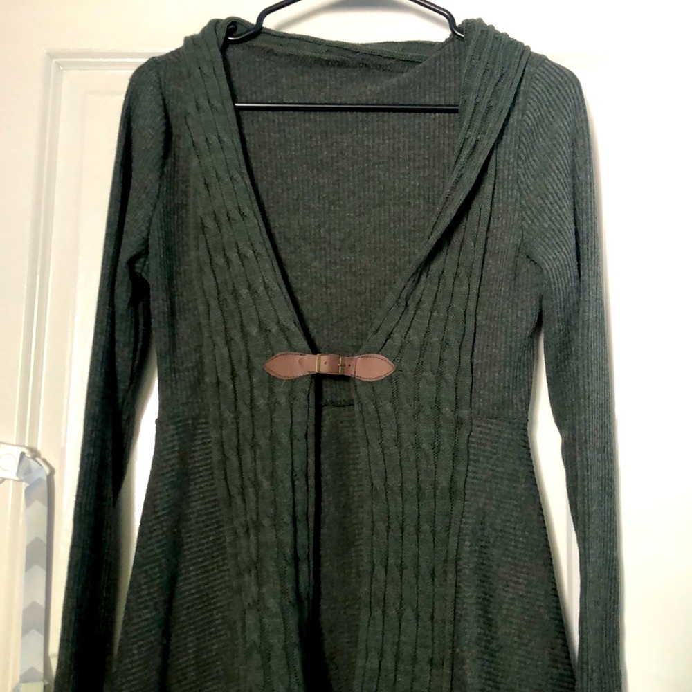 Dark Green Cardigan